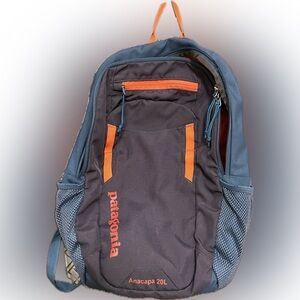 Patagonia Blue and Orange Backpack